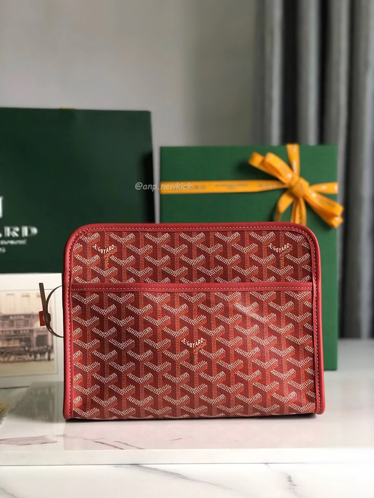 Goyard Jouvence Toiletry Bag Mm Green Black White Blue Purple Red Yellow (38) - www.newkick.vip